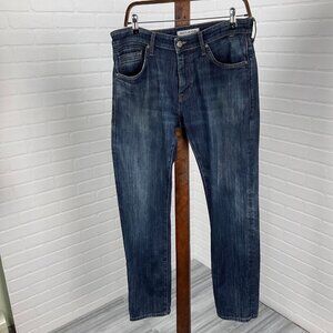 Mavi Jeans‎ Men 33Wx31.5L Blue Jake Slim Straight Leg Cotton Stretch Denim